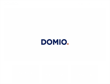 Tablet Screenshot of domio.com
